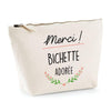 Trousse Merci Bichette adorée | pochette maquillage toilette - Planetee