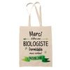 Sac Tote Bag Merci Biologiste Inoubliable Femme - Planetee