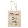 Sac Tote Bag Merci Boss Adorée - Planetee