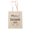 Sac Tote Bag Merci Boulangère Adorée - Planetee