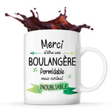 Mug Merci Boulangère Inoubliable Femme - Planetee