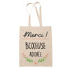 Sac Tote Bag Merci Boxeuse Adorée - Planetee