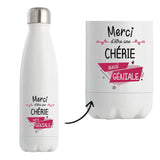 Bouteille isotherme Chérie géniale - Planetee
