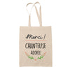 Sac Tote Bag Merci Chanteuse Adorée - Planetee