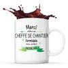 Mug Merci Cheffe de chantier Inoubliable Femme - Planetee