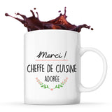 Mug Merci Cheffe de cuisine Adorée - Planetee