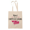 Sac Tote Bag Merci Cheffe de cuisine Géniale - Planetee