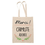 Sac Tote Bag Merci Chimiste Adorée - Planetee