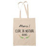 Sac Tote Bag Merci Clerc de notaire Adorée - Planetee