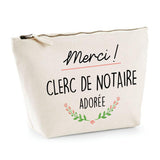 Trousse Merci Clerc de notaire adorée - Planetee
