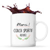 Mug Merci Coach sportif Adorée - Planetee