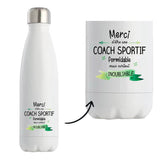 Bouteille isotherme Coach sportif inoubliable femme - Planetee