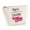 Trousse Merci Cousine géniale | pochette maquillage toilette - Planetee