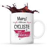 Mug Merci Cycliste Géniale - Planetee