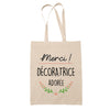 Sac Tote Bag Merci Décoratrice Adorée - Planetee
