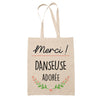 Sac Tote Bag Merci Danseuse Adorée - Planetee