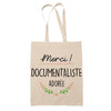 Sac Tote Bag Merci Documentaliste Adorée - Planetee