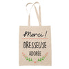 Sac Tote Bag Merci Dresseuse Adorée - Planetee