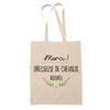 Sac Tote Bag Merci Dresseuse de chevaux Adorée - Planetee