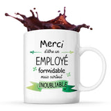 Mug Merci Employé Inoubliable Homme - Planetee