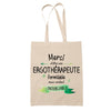 Sac Tote Bag Merci Ergothérapeute Inoubliable Femme - Planetee