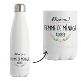 Bouteille isotherme Femme de ménage adorée - Planetee