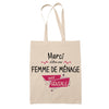 Sac Tote Bag Merci Femme de ménage Géniale - Planetee