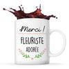 Mug Merci Fleuriste Adorée - Planetee