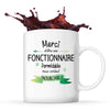 Mug Merci Fonctionnaire Inoubliable Femme - Planetee