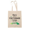 Sac Tote Bag Merci Fonctionnaire Inoubliable Femme - Planetee