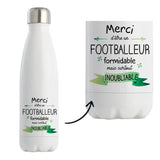 Bouteille isotherme Footballeur inoubliable homme - Planetee