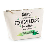 Trousse Merci Footballeuse inoubliable - Planetee