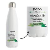 Bouteille isotherme Garagiste inoubliable homme - Planetee