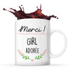 Mug Merci Girl Adorée - Planetee
