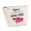 Trousse Merci Grand-mère géniale | pochette maquillage toilette - Planetee