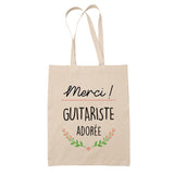 Sac Tote Bag Merci Guitariste Adorée - Planetee