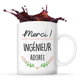 Mug Merci Ingénieur Adorée - Planetee