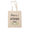 Sac Tote Bag Merci Intérimaire Adorée - Planetee