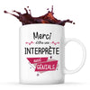 Mug Merci Interprète Géniale - Planetee