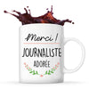 Mug Merci Journaliste Adorée - Planetee