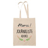 Sac Tote Bag Merci Journaliste Adorée - Planetee