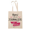 Sac Tote Bag Merci Journaliste Géniale - Planetee