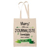 Sac Tote Bag Merci Journaliste Inoubliable Femme - Planetee