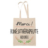 Sac Tote Bag Merci Kinésithérapeute Adorée - Planetee