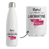 Bouteille isotherme Laborantine géniale - Planetee