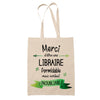 Sac Tote Bag Merci Libraire Inoubliable Femme - Planetee