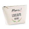 Trousse Merci Louloute adorée | pochette maquillage toilette - Planetee