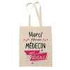 Sac Tote Bag Merci Médecin Géniale - Planetee