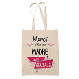 Sac Tote Bag Merci Madre Géniale - Planetee