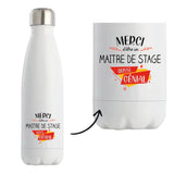 Bouteille isotherme Maitre de stage génial - Planetee